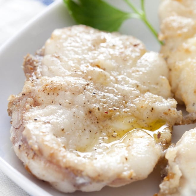 i108041-foies-de-lotte-poeles Goujonnettes de carpe